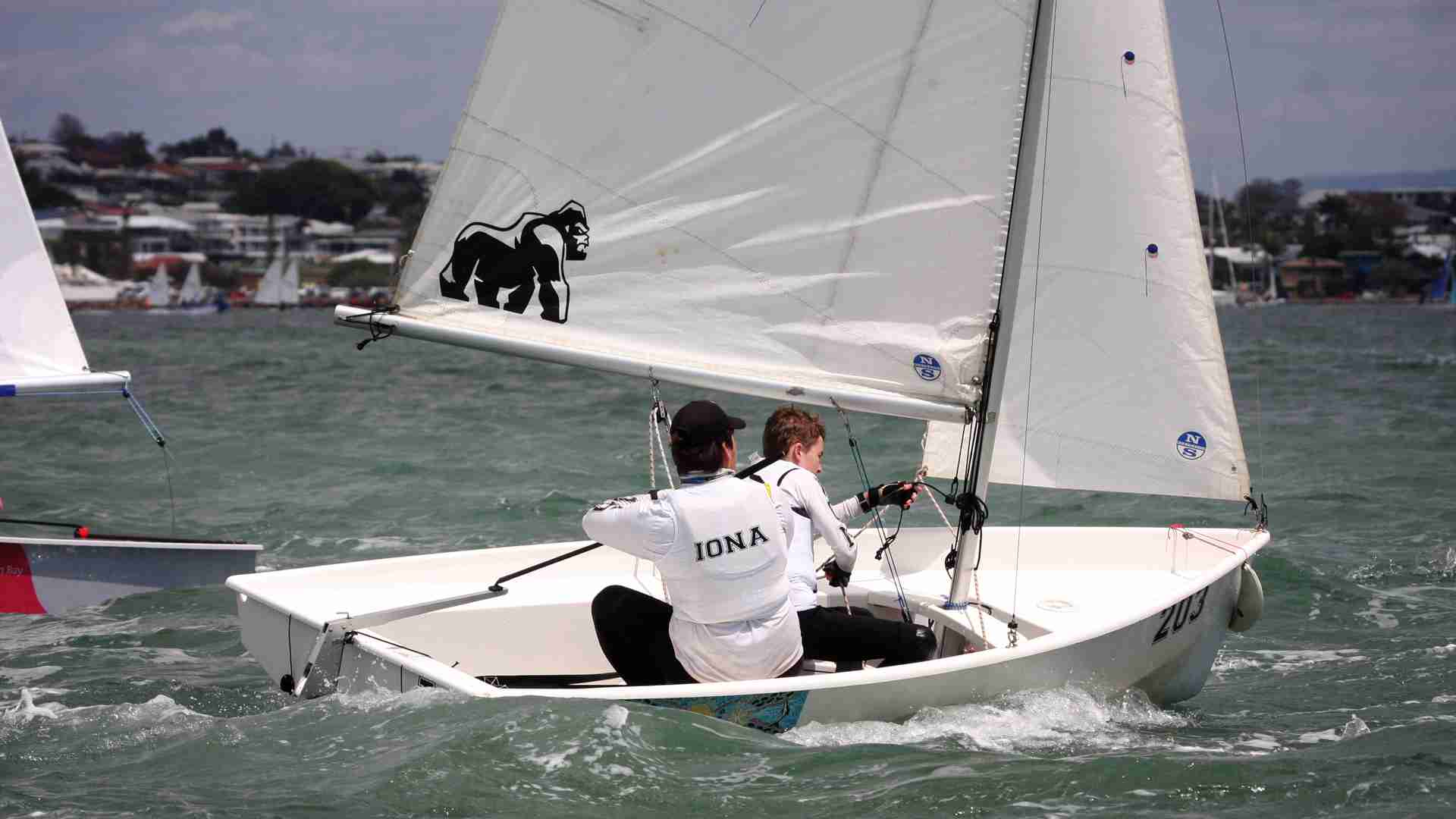 Schools racing at RQYS Iona