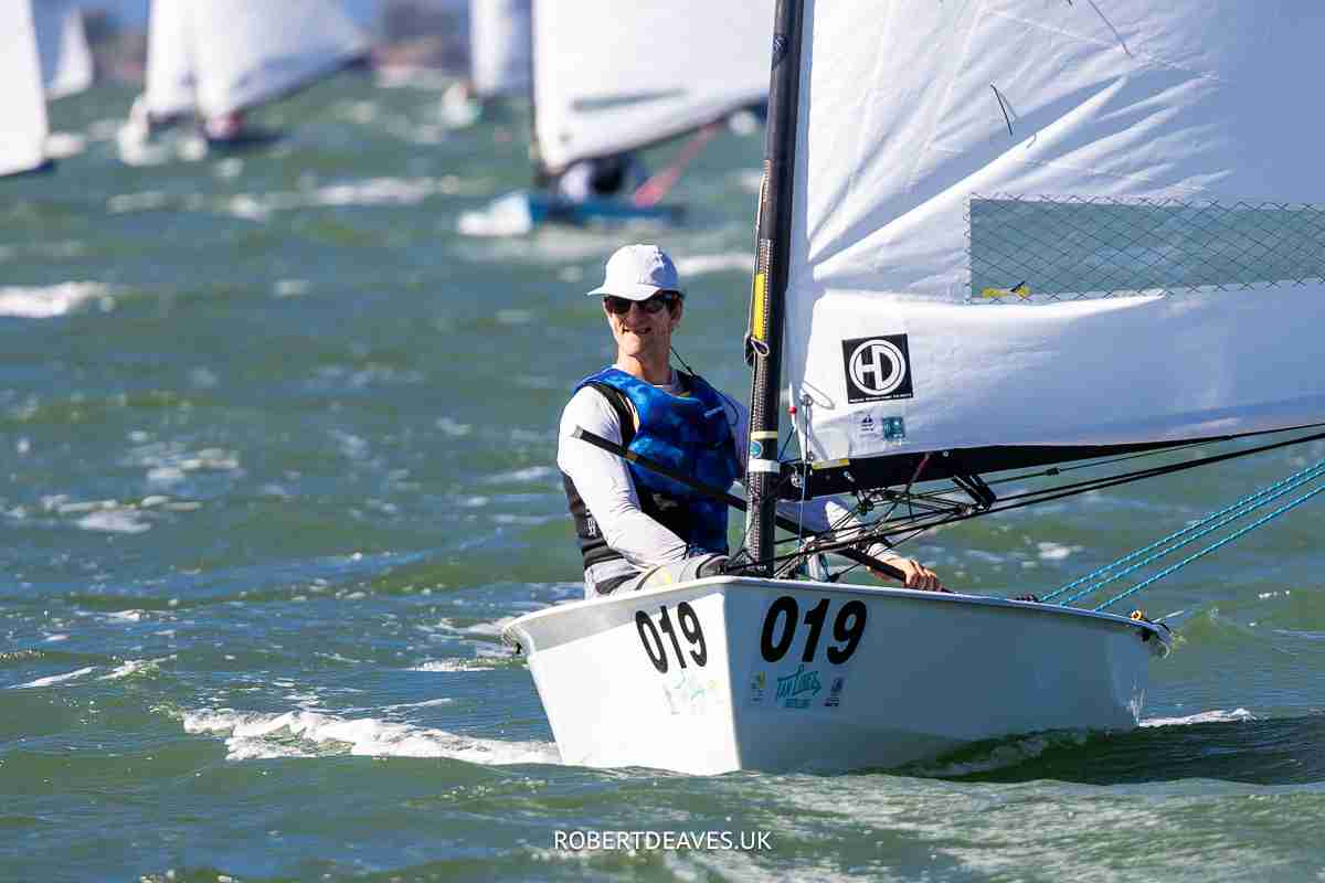 OK Dinghy 2024 World Champion Nick Craig Great Brittan