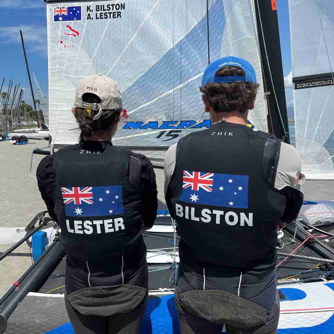 Addison Lester Sailing Team Nacra Eurpoean Championships Cagliari, Sardinia, Italy