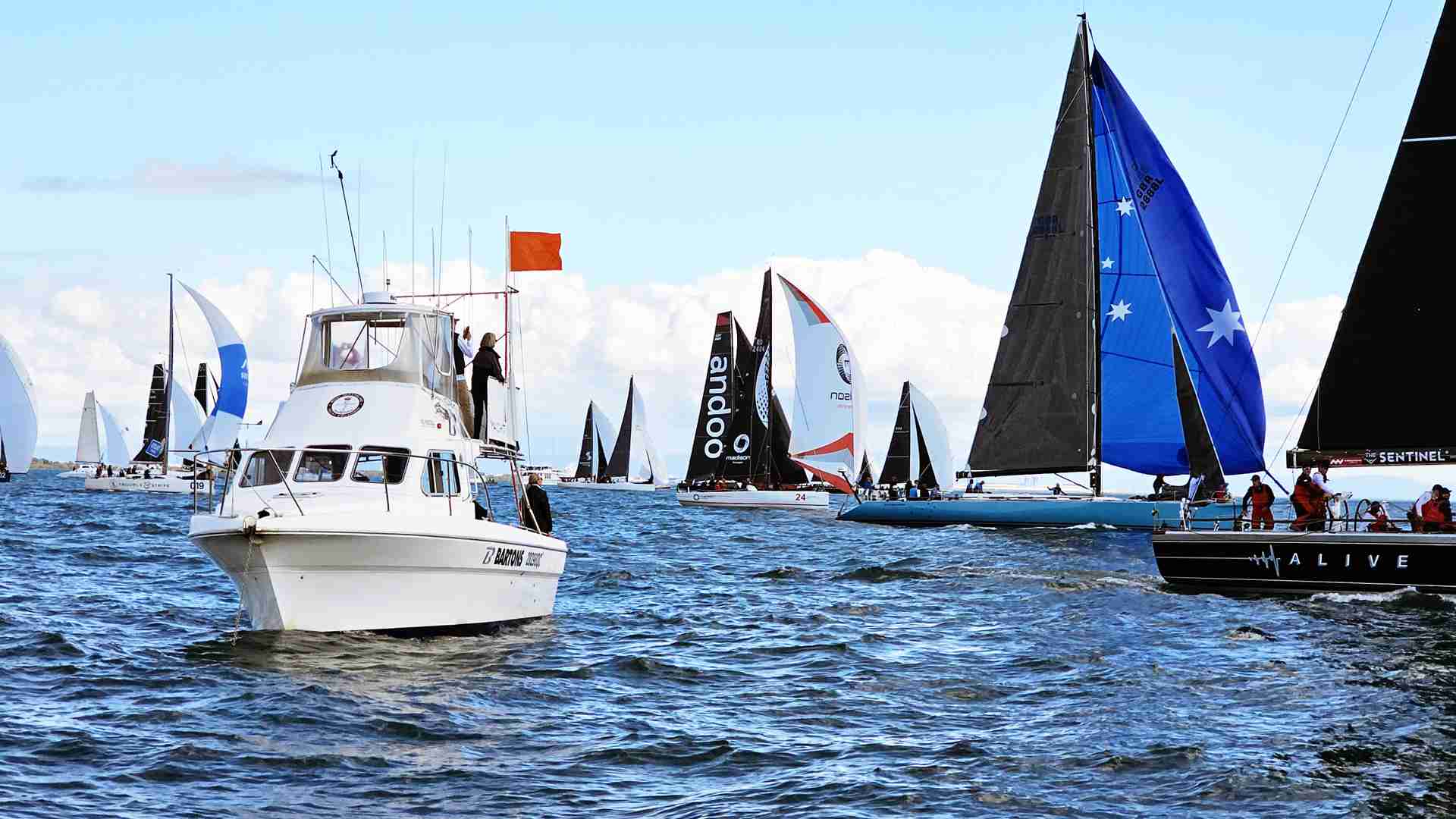 Brisbane to Hamilton Island Yacht Race 2023 Start